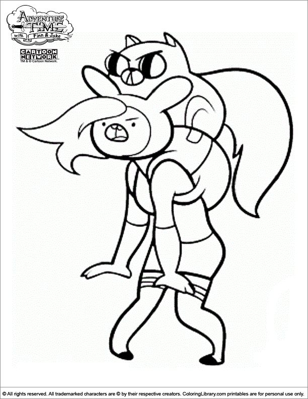 Adventure Time Coloring Pages All Characters