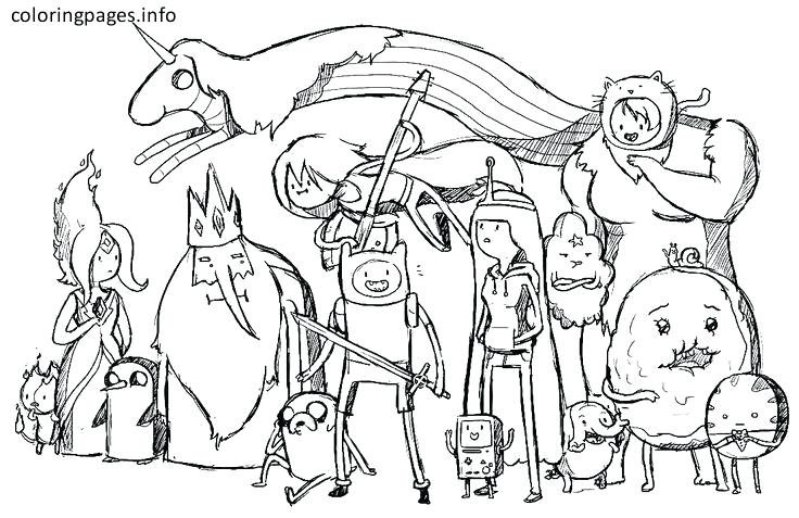 736x477 Adventure Time Coloring Pages Online Adventure Time Coloring Sheet