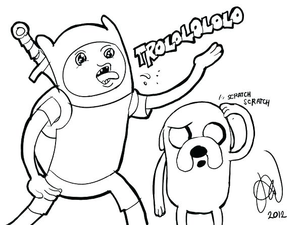 Adventure Time Coloring Pages 600x447 Adventure Time Coloring Pages