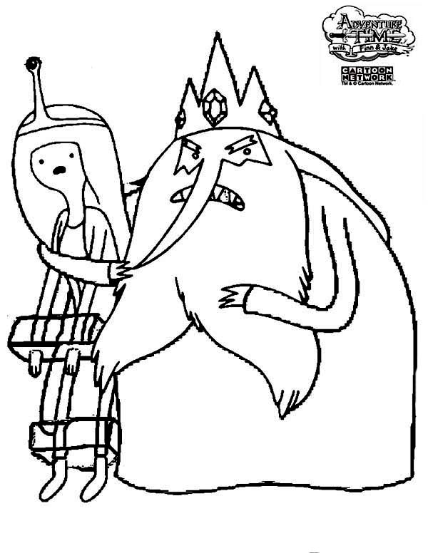 Adventure Time Coloring Pages Princess Bubblegum And Ice King 600x776 Adventure Time Coloring Pages Princess Bubblegum And Ice King