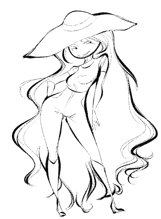 Doodle Marceline By Starrytumble 517x701 Doodle Marceline By Starrytumble