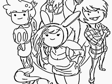 Adventure Time Printable Coloring Pages