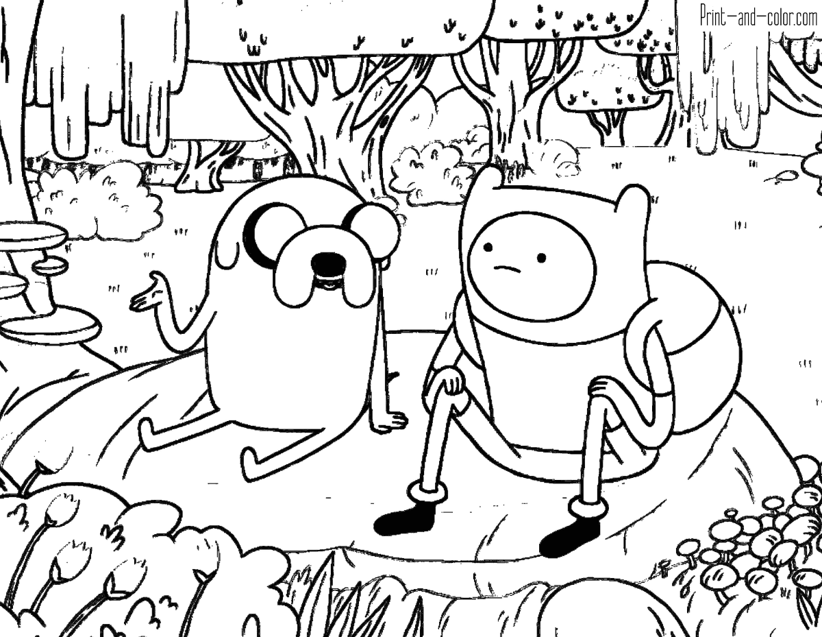 Adventure Time Coloring Pages Print And Color Adventure Time 1200x929 Adventure Time Coloring Pages Print And Color Adventure Time