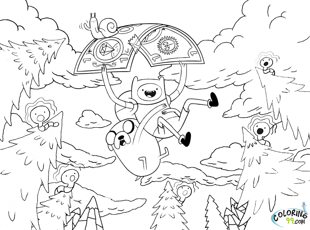 Adventure Time Coloring Books Printable Coloring Page 1000x742 Adventure Time Coloring Books Printable Coloring Page