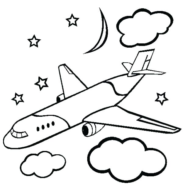 600x612 Free Printable Airplane Coloring Pages Airplane Coloring Pages