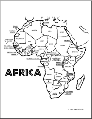 304x392 Coloring Page Of Map Of Africa Coloring Pages