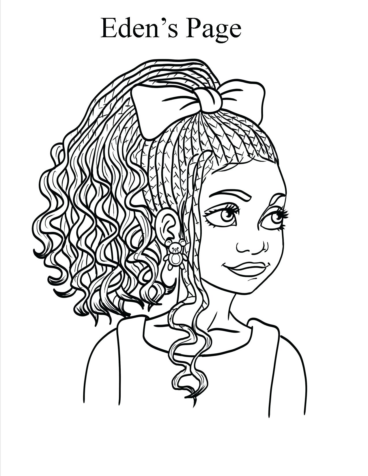 African American Women Coloring Pages Sketch Coloring Page