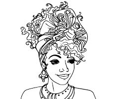 African American Woman Coloring Pages at GetColorings.com | Free ...