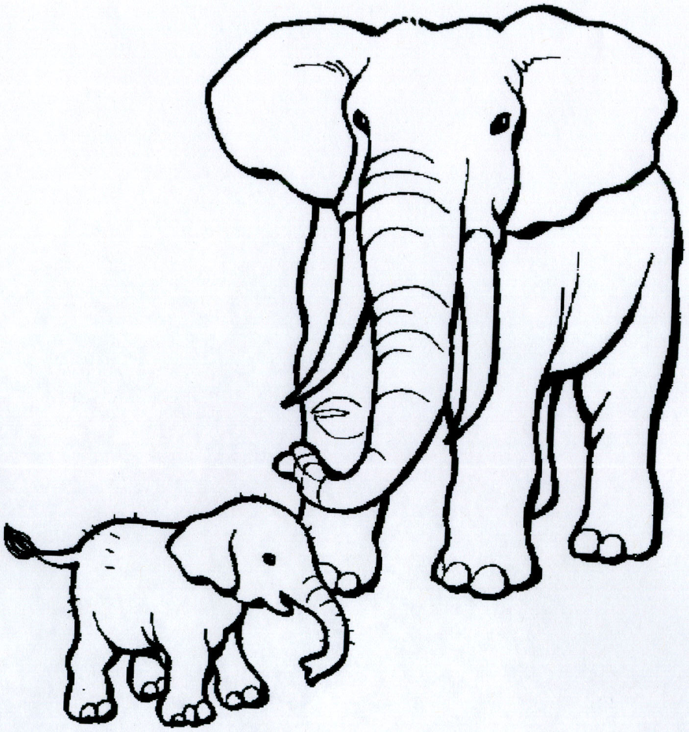 1406x1494 African Animals Coloring Pages Click On Each Image To Get