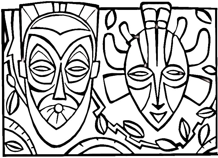 Ceramic Coloring For Children Space Art African Mask History 750x544 Ceramic Coloring For Children Space Art African Mask History