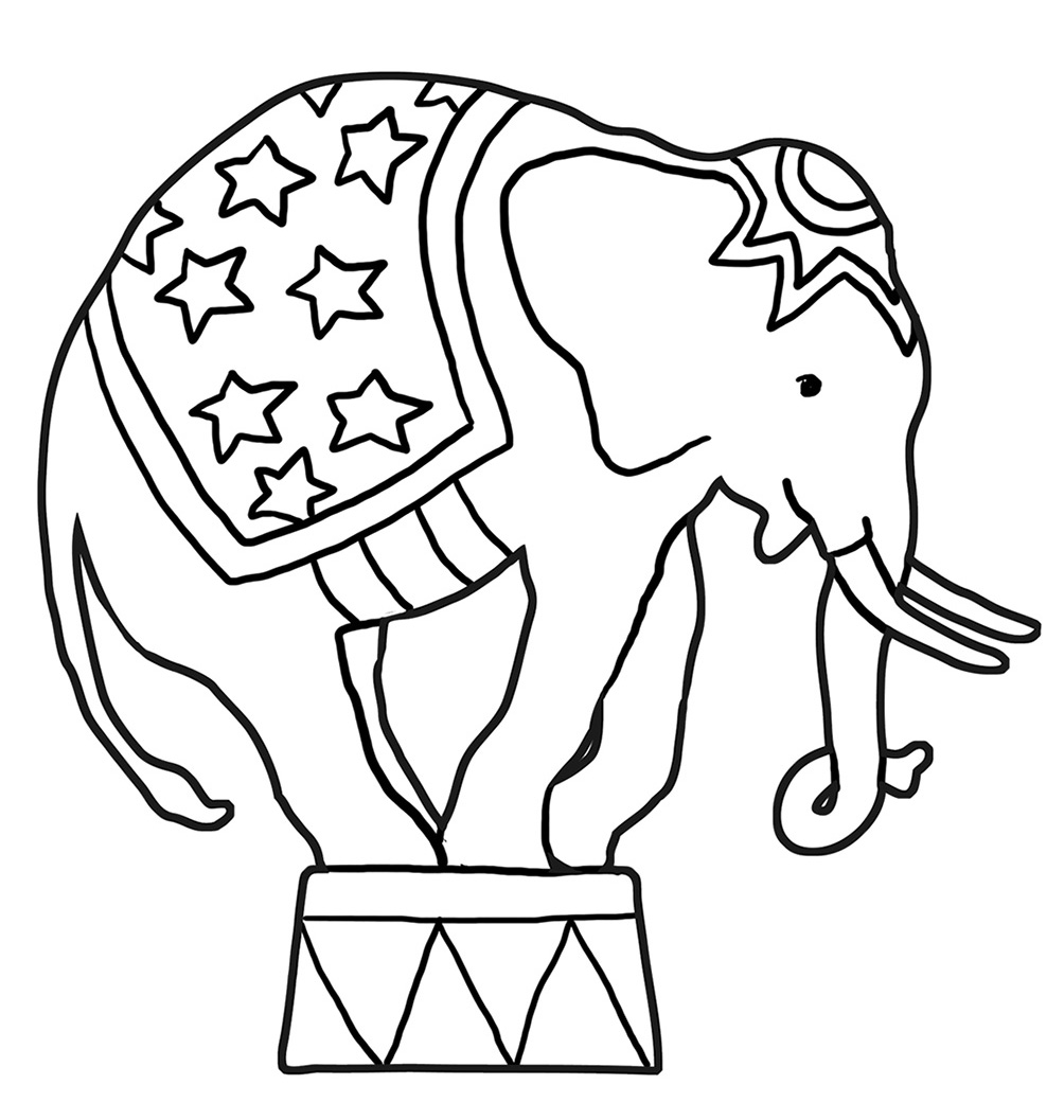 Funny Elephant Coloring Pages 1004x1057 Funny Elephant Coloring Pages