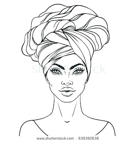 African Girl Coloring Pages at GetColorings.com | Free printable ...