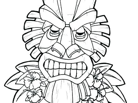 African Mask Coloring Pages Mask Coloring Pages Drawing 440x330 African Mask Coloring Pages Mask Coloring Pages Drawing