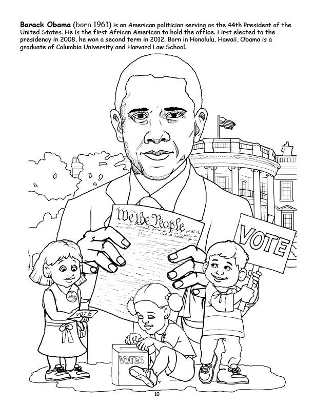 Coloring Books African American Leaders Power Panel 612x792 Coloring Books African American Leaders Power Panel