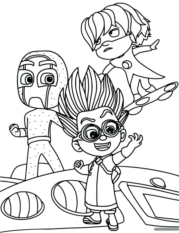 Pj Masks Coloring Pages Mask Free Printable For Kids 735x956 Pj Masks Coloring Pages Mask Free Printable For Kids