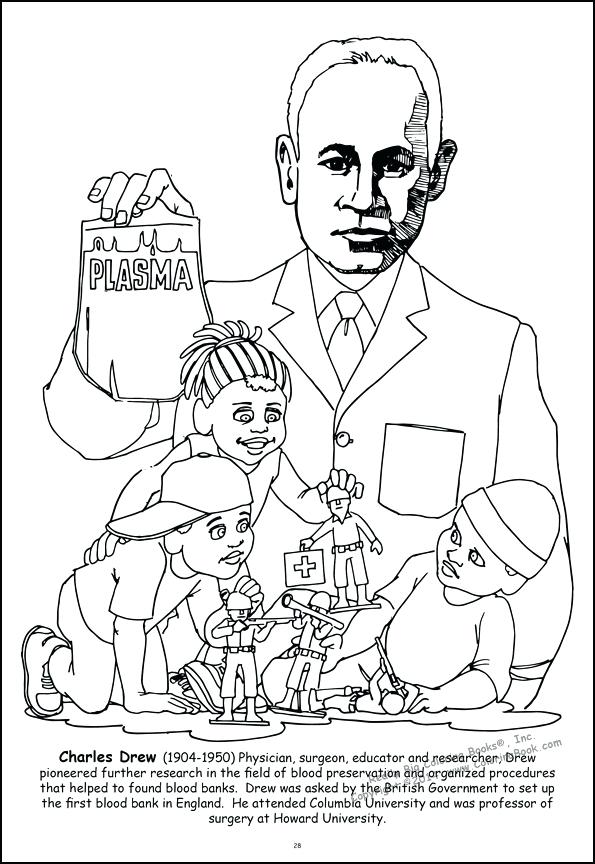 African American Coloring Books Coloring Pages Leaders Giant 595x864 African American Coloring Books Coloring Pages Leaders Giant