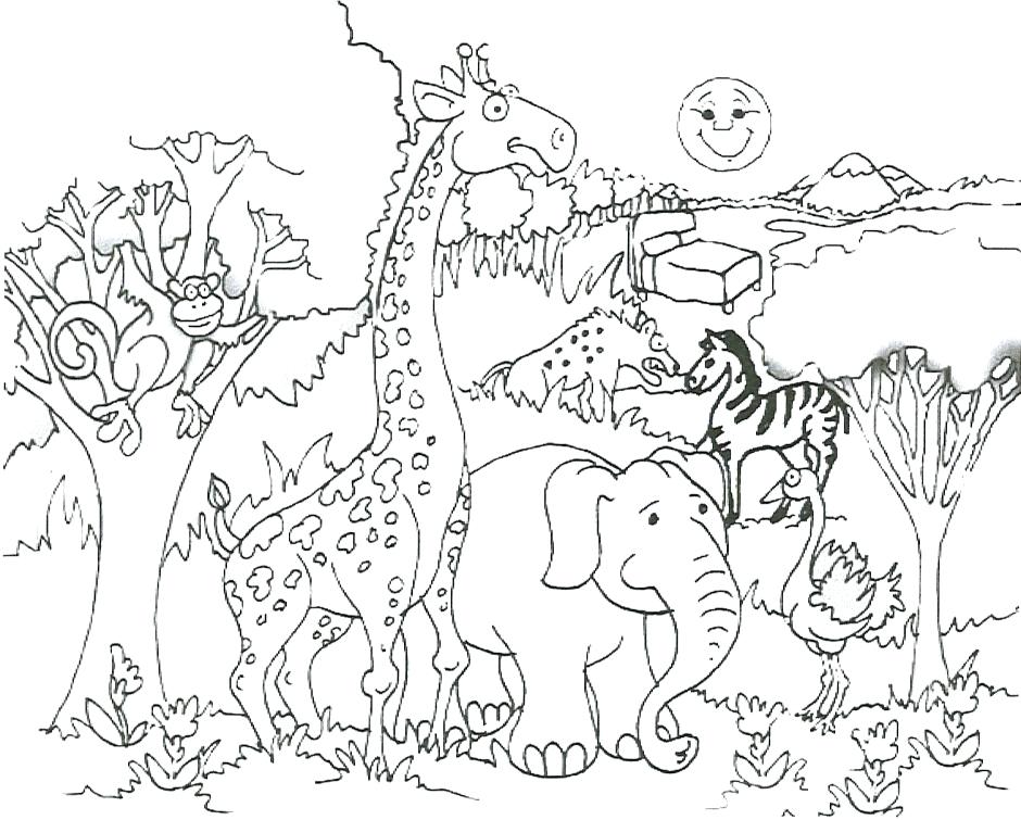 Safari Coloring Pages Safari Coloring Page Coloring Pages Animals 940x755 Safari Coloring Pages Safari Coloring Page Coloring Pages Animals
