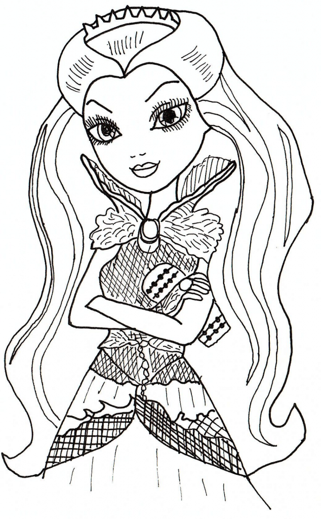 Ever After High Coloring Pages To Download And Print For Free 634x1024 Ever After High Coloring Pages To Download And Print For Free