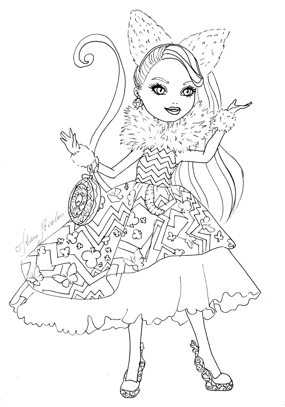 Ever After High Coloring Pages Best Of Way Too Wonderland Ever 1122x1600 Ever After High Coloring Pages Best Of Way Too Wonderland Ever