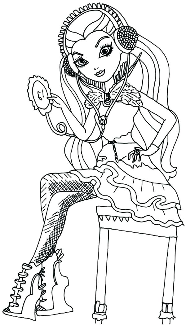 Monster High Coloring Pages Free Free Ever After High Coloring 600x1049 Monster High Coloring Pages Free Free Ever After High Coloring