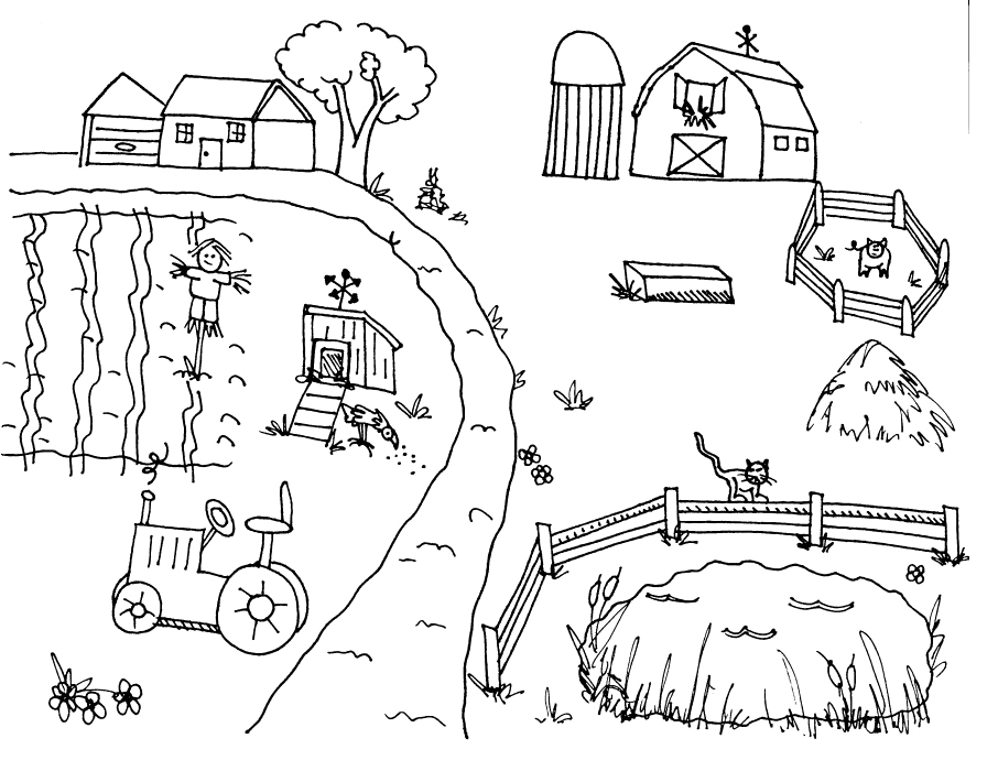 The Atmosphere At The Farm Coloring Pages Projects To Try 906x700 The Atmosphere At The Farm Coloring Pages Projects To Try