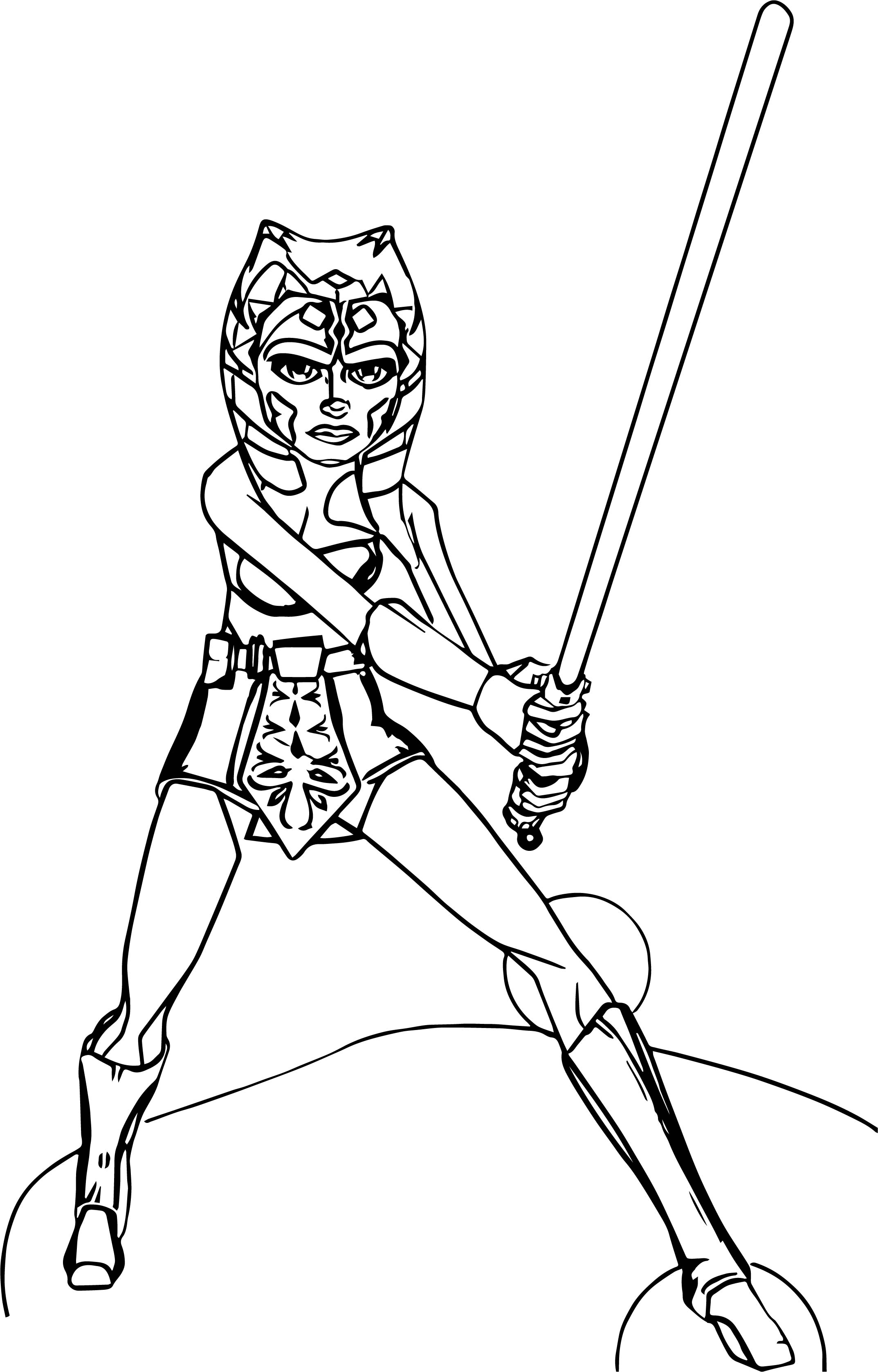2147x3354 Ahsoka Coloring Pages Printable Coloring For Kids 2018