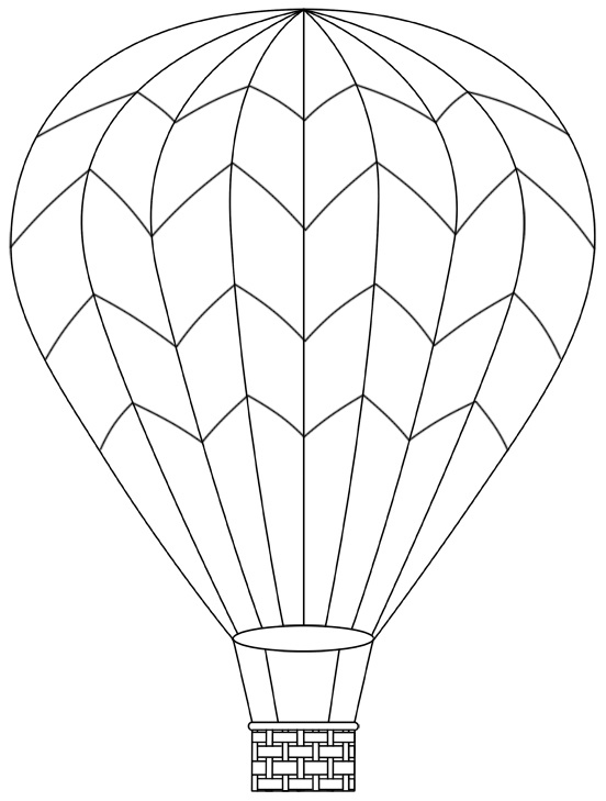 Hot Air Balloon Coloring Page Awesome Basket With Balloons 552x729 Hot Air Balloon Coloring Page Awesome Basket With Balloons