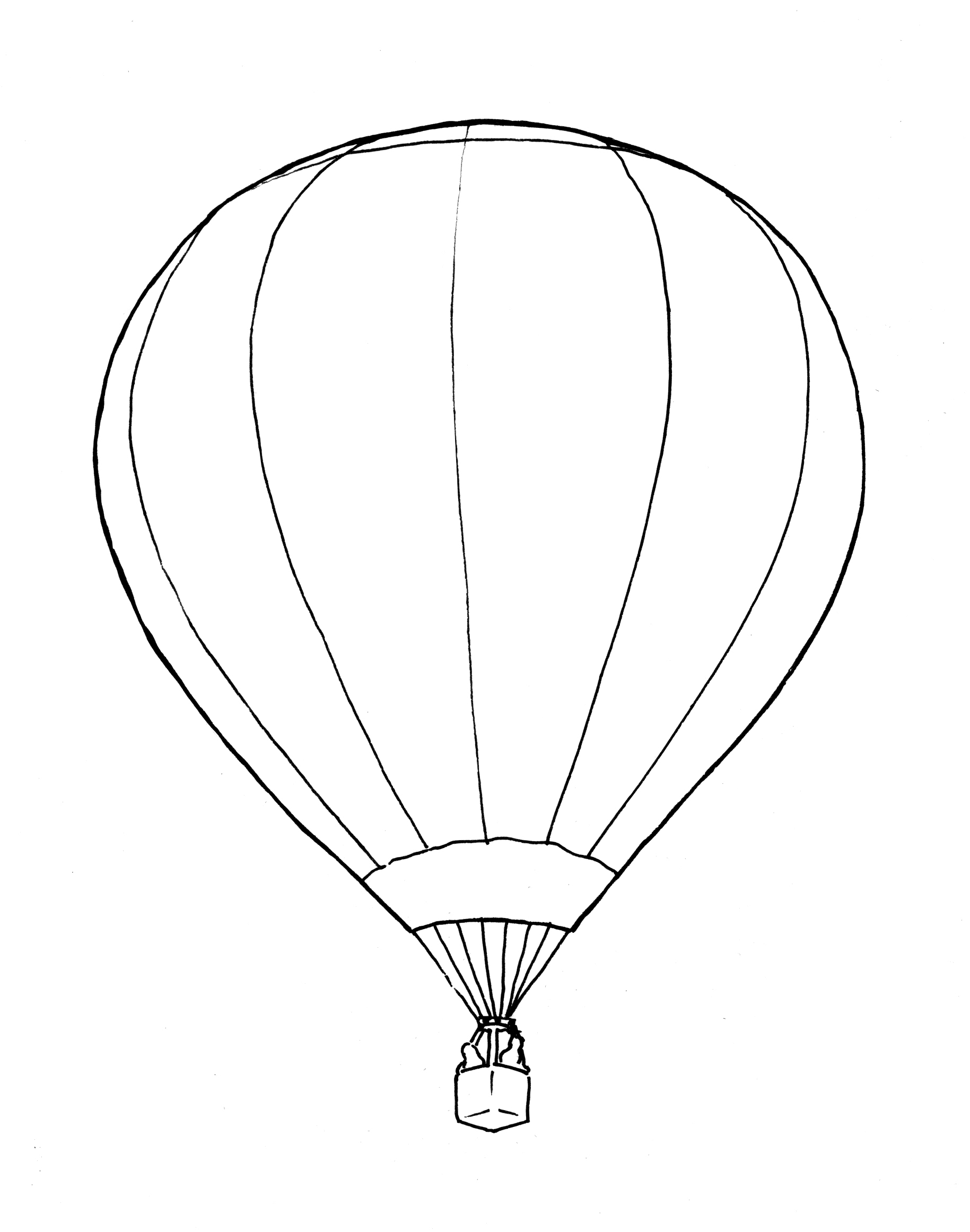Hot Air Balloon Coloring Pages 1829x2323 Hot Air Balloon Coloring Pages