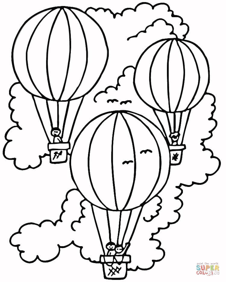 Hot Air Balloon Coloring Sheet Hot Air Balloons Coloring Pages 750x937 Hot Air Balloon Coloring Sheet Hot Air Balloons Coloring Pages