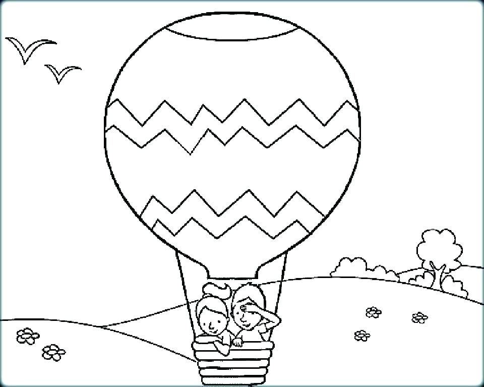 Coloring Pages Of Balloons 960x767 Coloring Pages Of Balloons