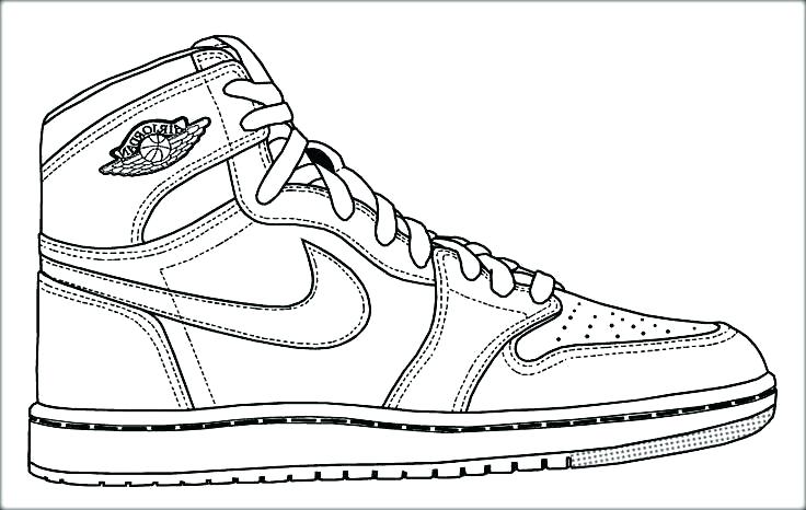 736x466 Air Jordan Coloring Book Interesting Design 4 Coloring Page Air 4