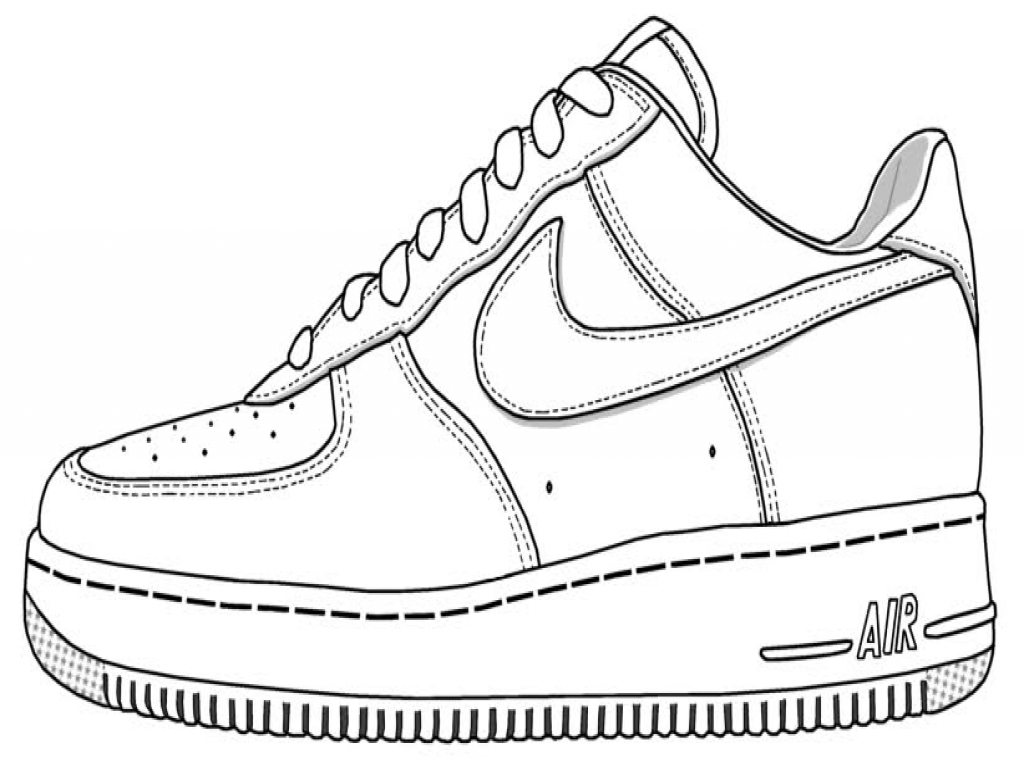 Air Force 1 Coloring Pages at GetColorings.com | Free printable ...