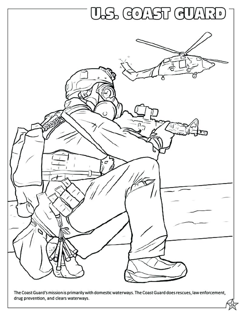 800x1035 Enormous Coast Guard Coloring Pages Page Air Force Us Army