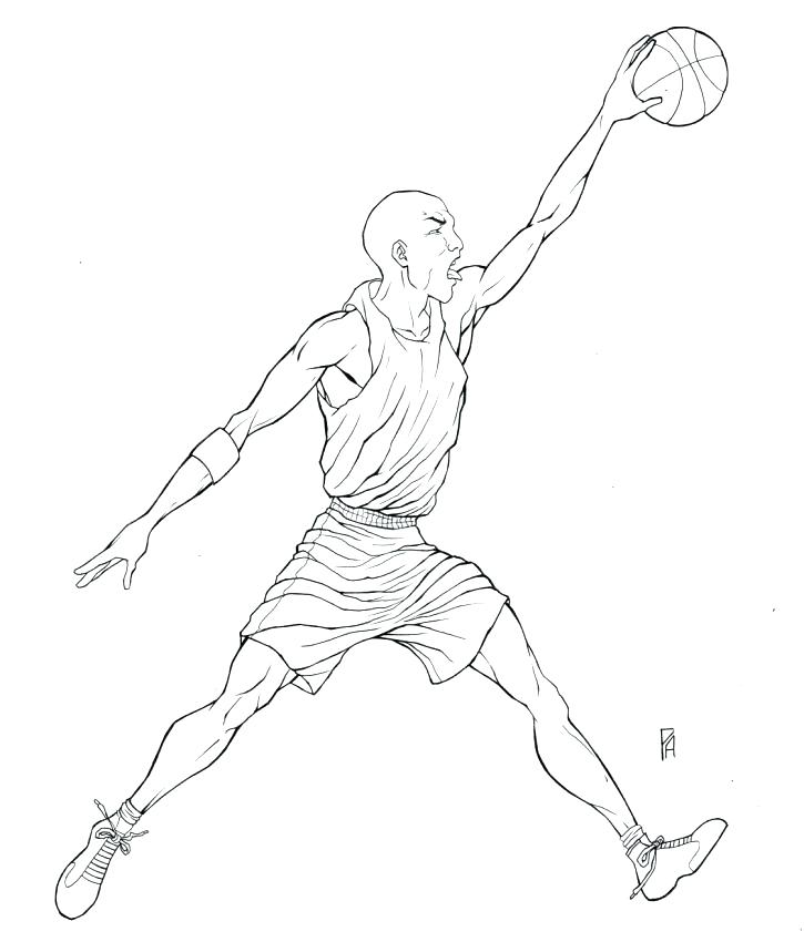 725x850 Michael Jordan Coloring Pages