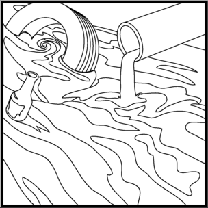 304x304 Water Pollution Coloring Pages