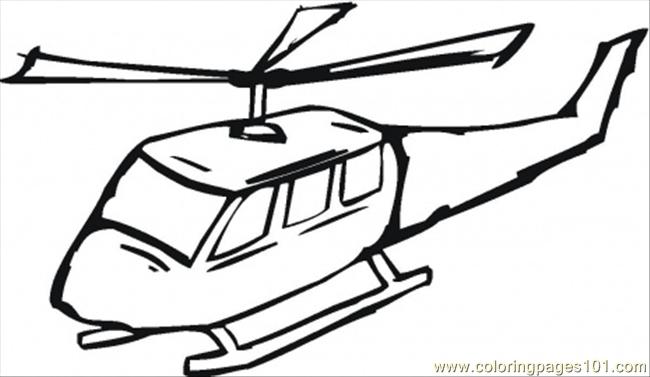 Helicopter Coloring Page 650x377 Helicopter Coloring Page