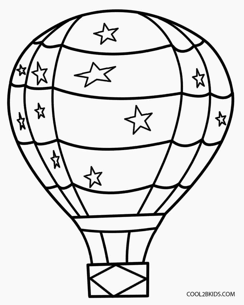 Printable Hot Air Balloon Coloring Pages For Kids Cool2bkids 850x1064 Printable Hot Air Balloon Coloring Pages For Kids Cool2bkids