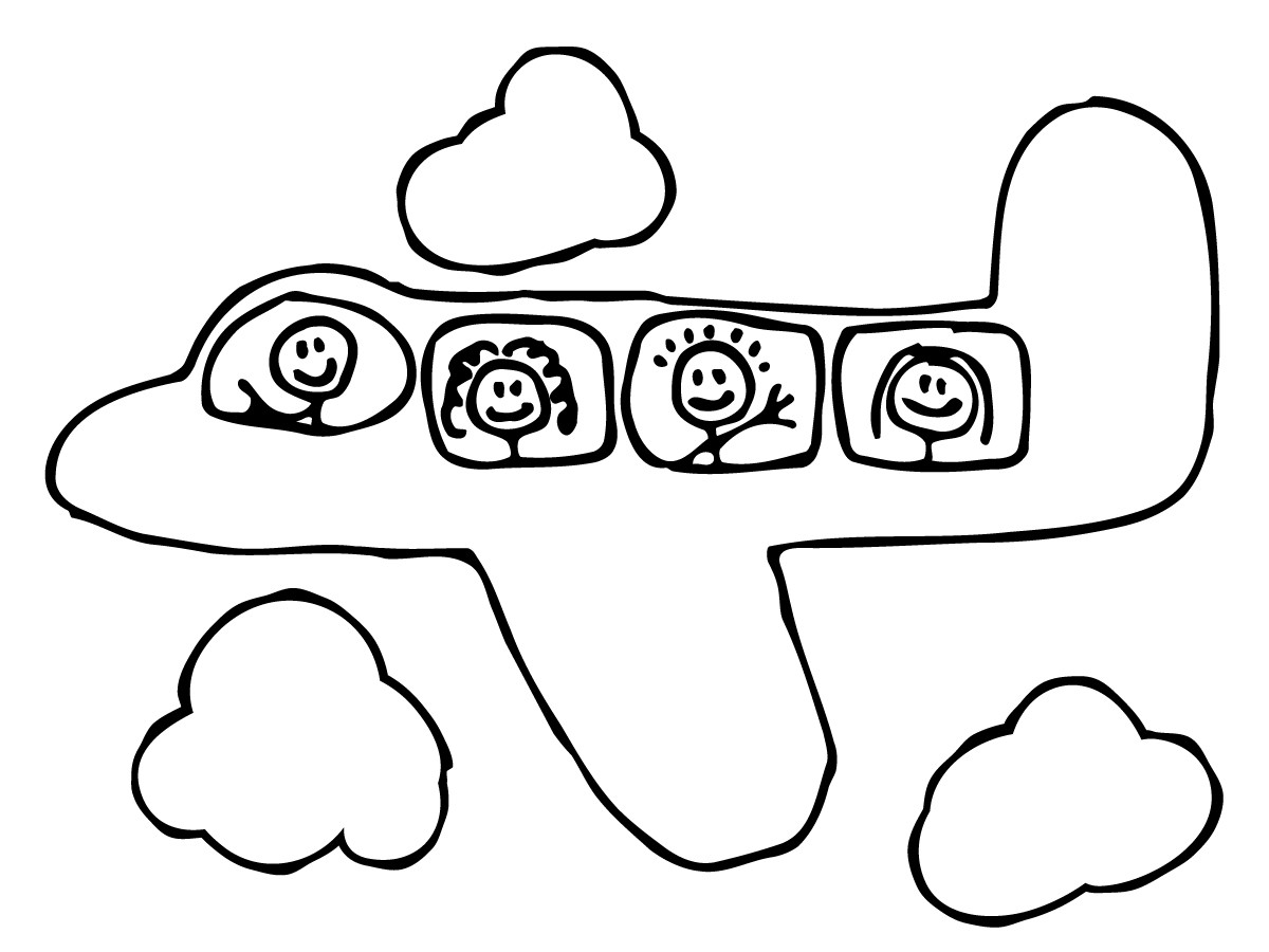 1200x900 Free Printable Airplane Coloring Pages For Kids Arresting