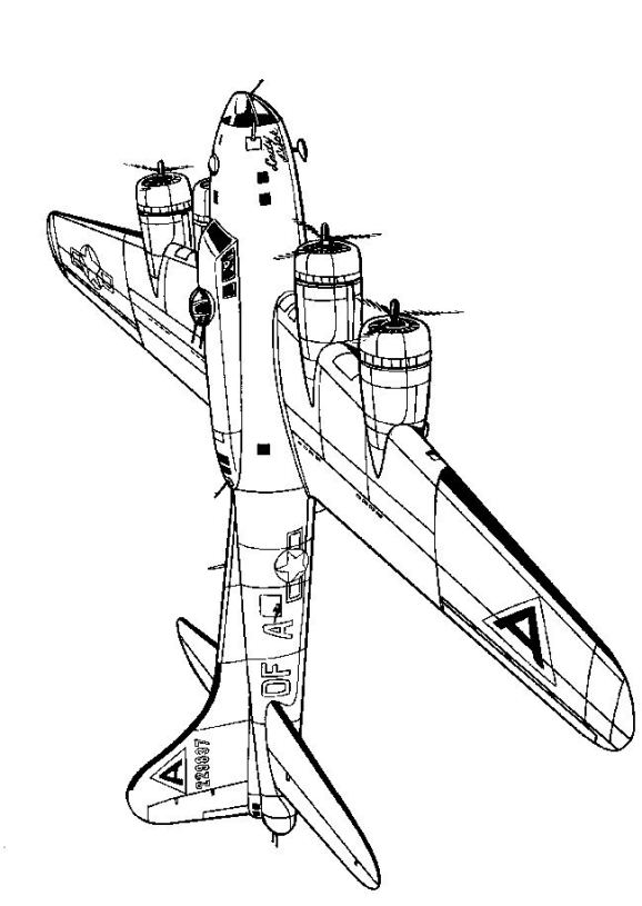 578x815 Kids N 46 Coloring Pages Of Wwii Aircrafts