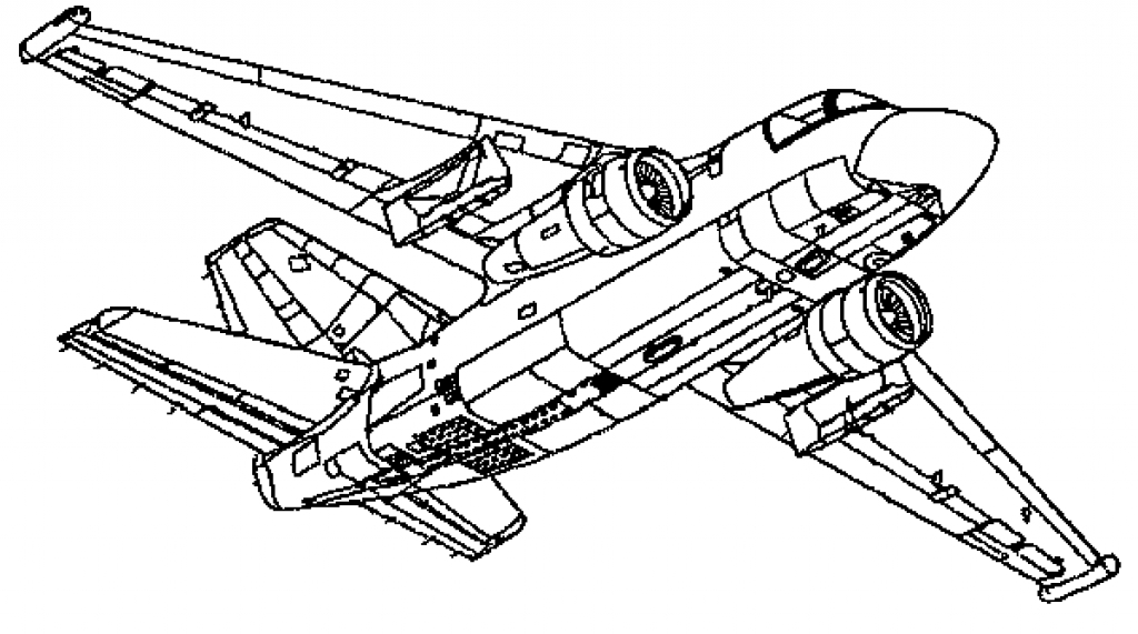 1024x571 Jet Fighter Coloring Pages Jet Coloring Page 9170
