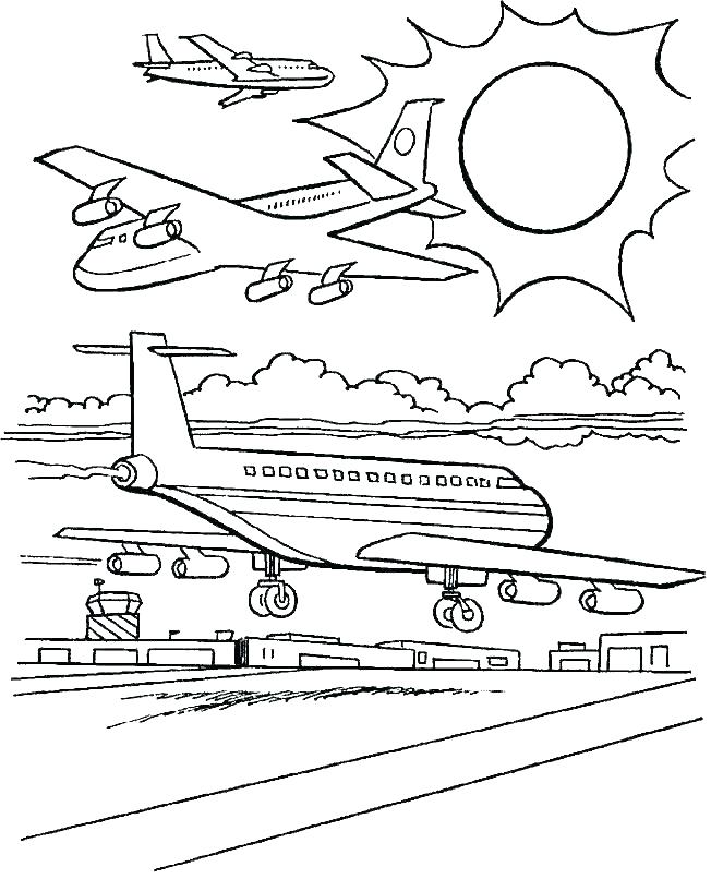 652x817 Airplane Coloring Pages Free Printable Airplane Coloring Pages