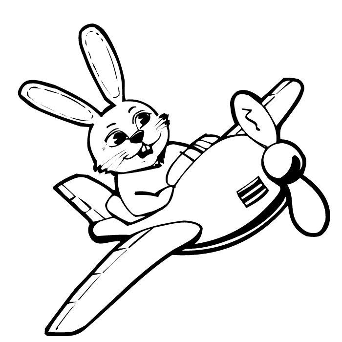 700x700 Airplane Coloring Pages