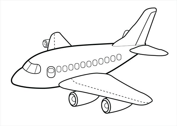 Airplane Coloring Pages To Print For Free Airplane Coloring Page 585x417 Airplane Coloring Pages To Print For Free Airplane Coloring Page
