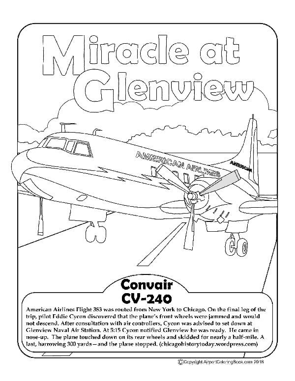 Airport Coloring Pages