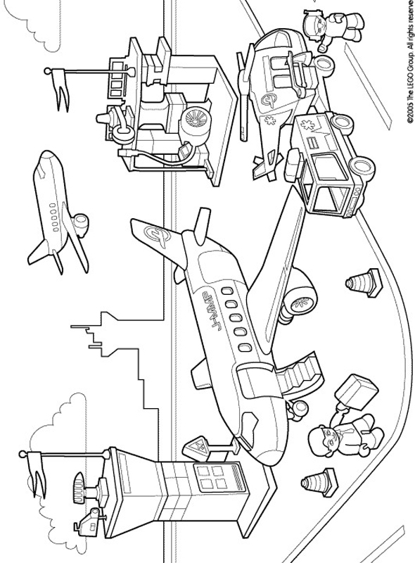 Lego Duplo Coloring Pages Airport Cartoons Lego 590x800 Lego Duplo Coloring Pages Airport Cartoons Lego