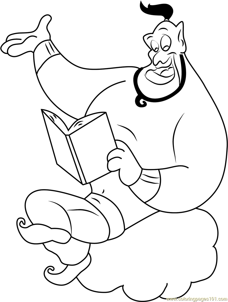 800x1057 Aladdin Coloring Pages