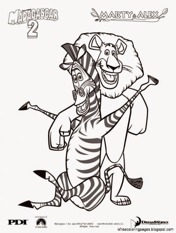 605x800 Madagascar Coloring Pages Free Coloring Pages