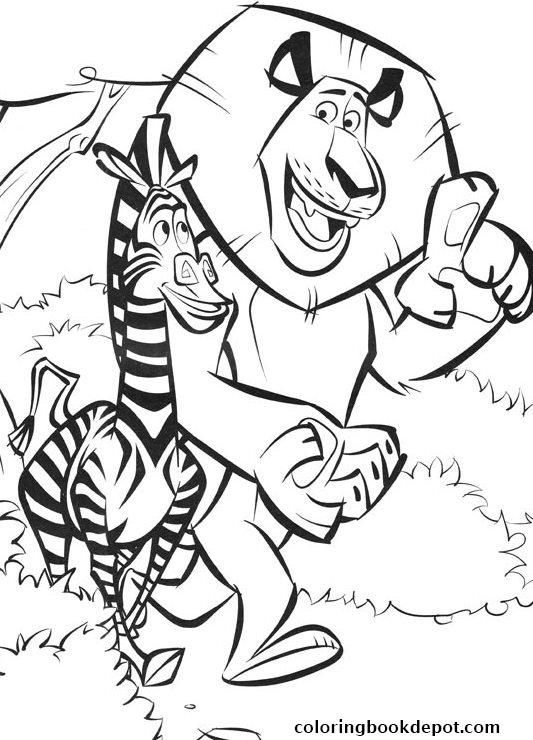 533x740 Alex And Marty S For Kids Madagascar 2bf24 Coloring Pages