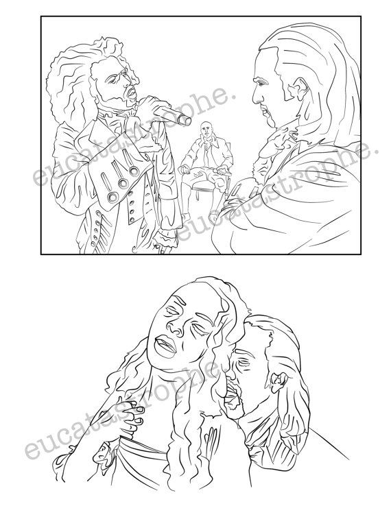 Hamilton Coloring Book Printable Download Unofficial Broadway 570x738 Hamilton Coloring Book Printable Download Unofficial Broadway