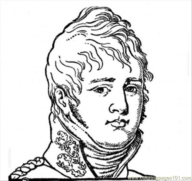 Tsar Alexander I Coloring Page 650x613 Tsar Alexander I Coloring Page